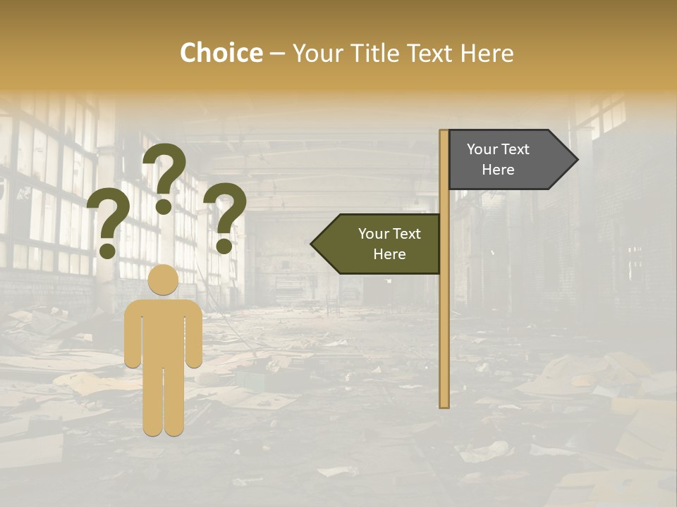 Industrial Abandoned PowerPoint Template