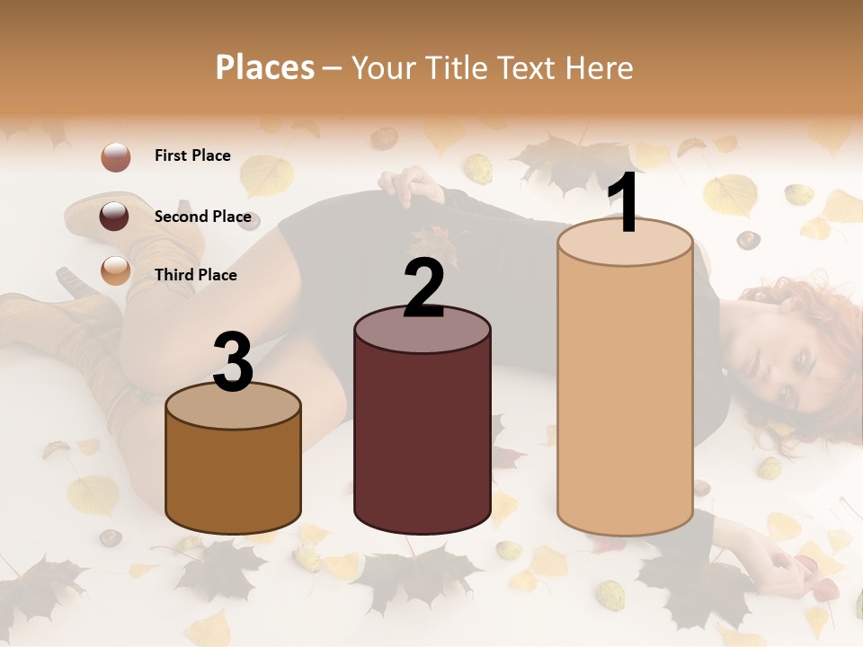 Woman Laying Down PowerPoint Template