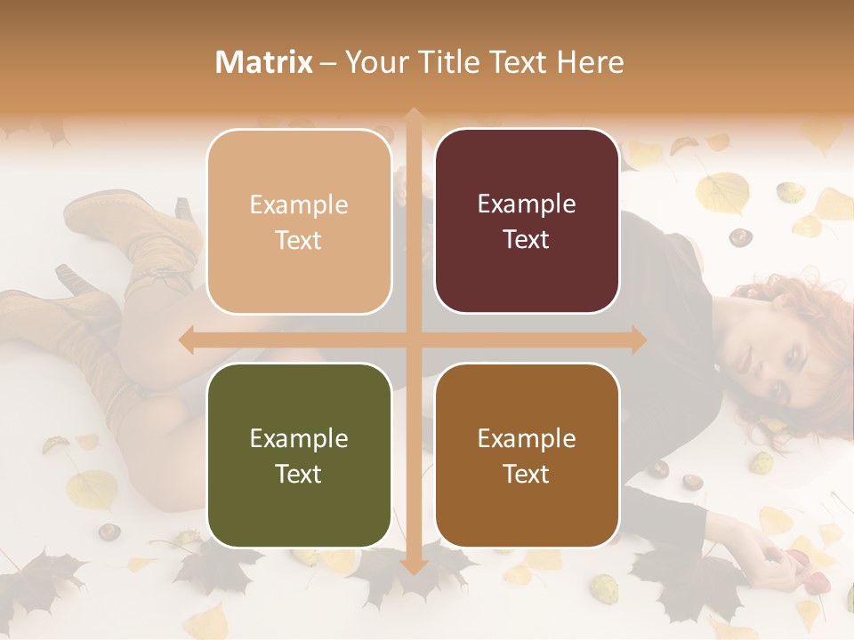 Woman Laying Down PowerPoint Template