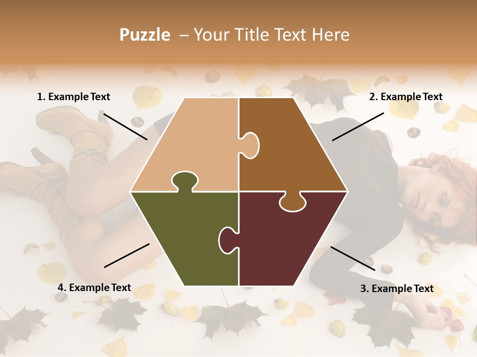 Woman Laying Down PowerPoint Template