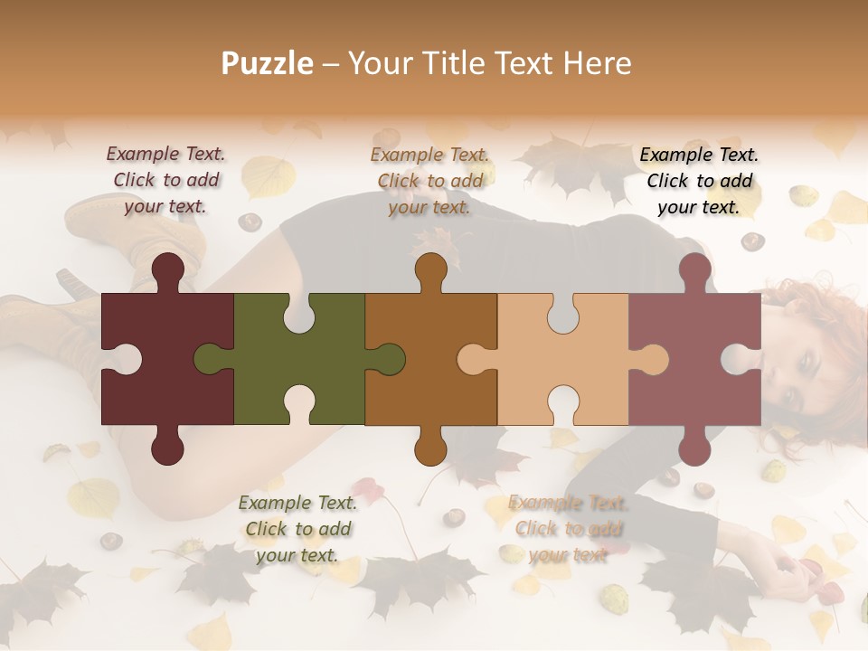 Woman Laying Down PowerPoint Template