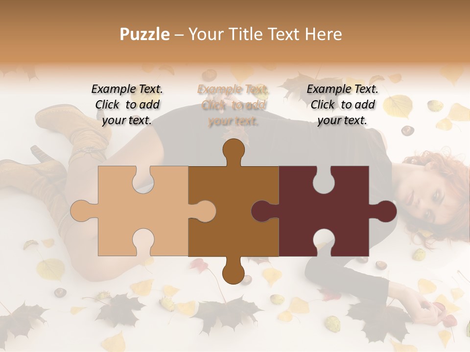 Woman Laying Down PowerPoint Template