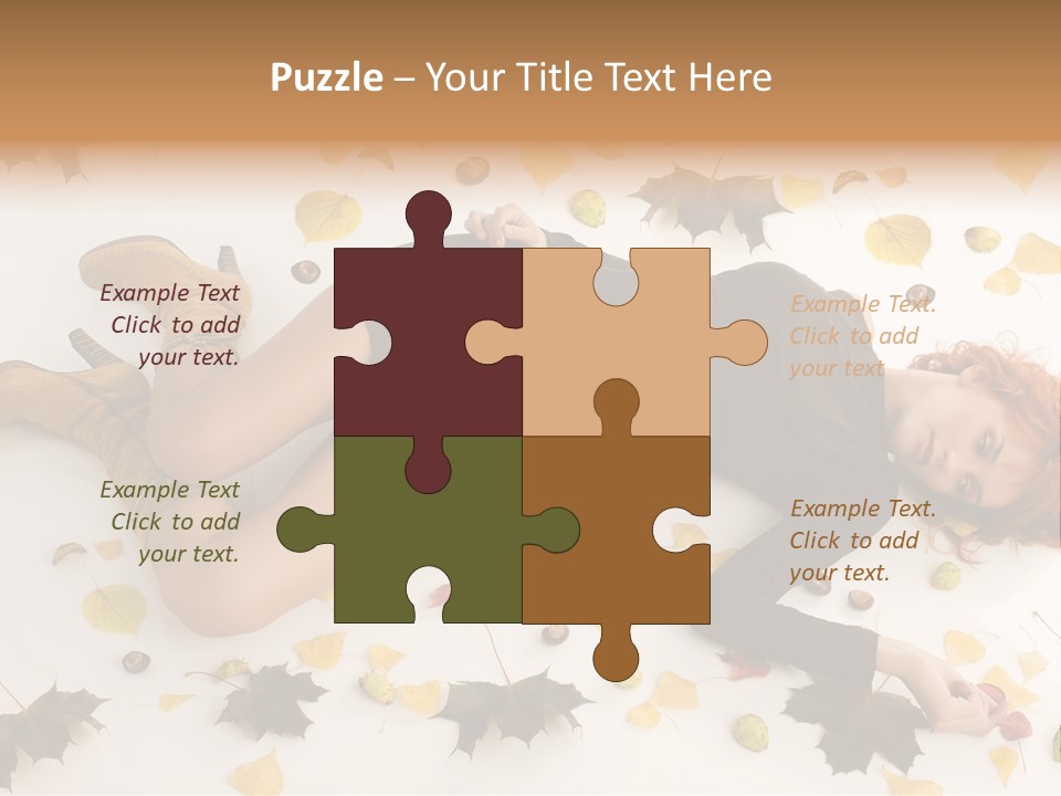 Woman Laying Down PowerPoint Template