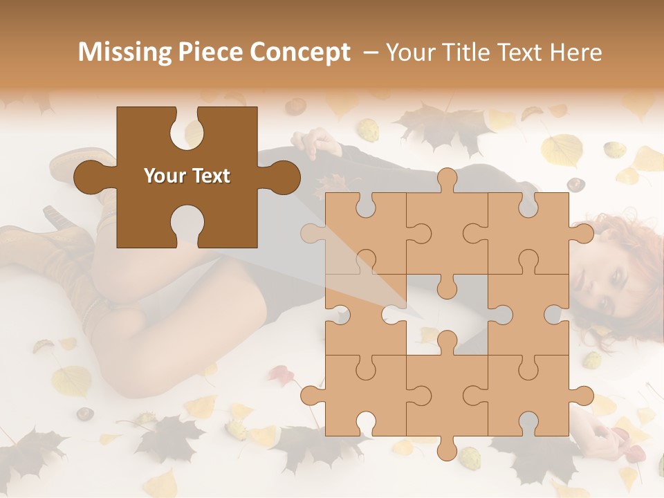 Woman Laying Down PowerPoint Template