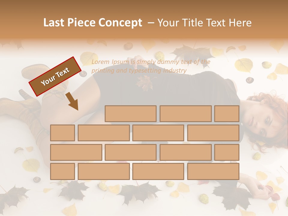 Woman Laying Down PowerPoint Template