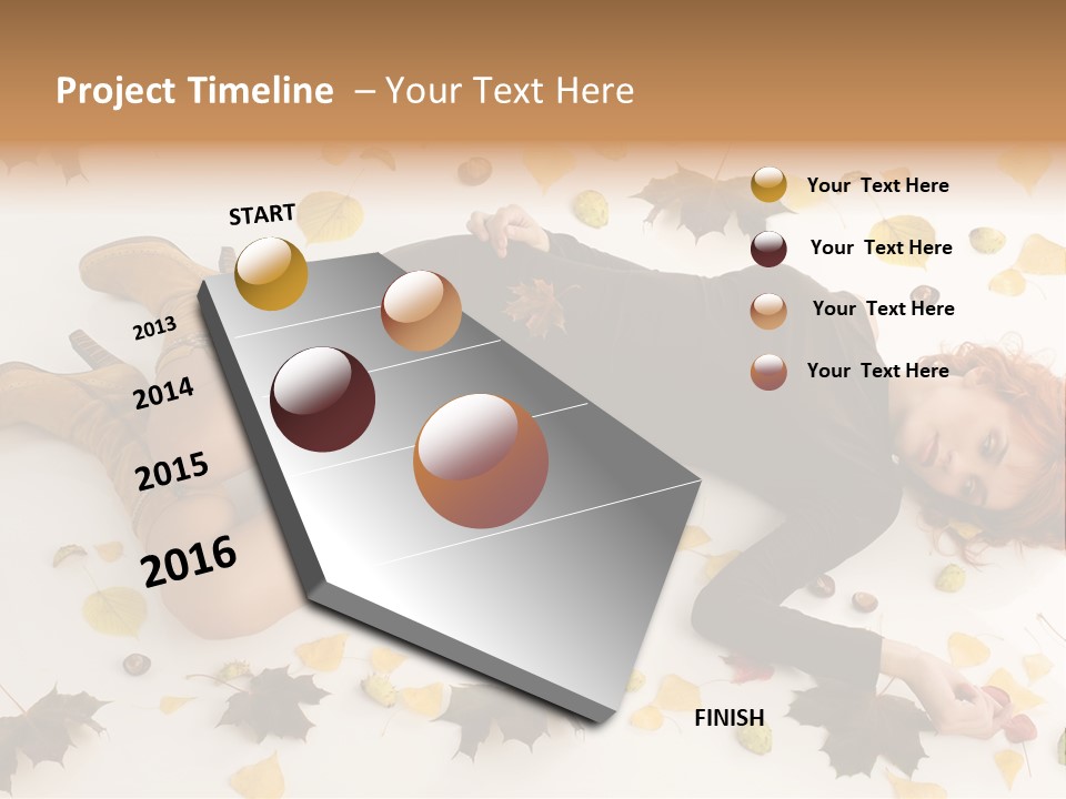 Woman Laying Down PowerPoint Template