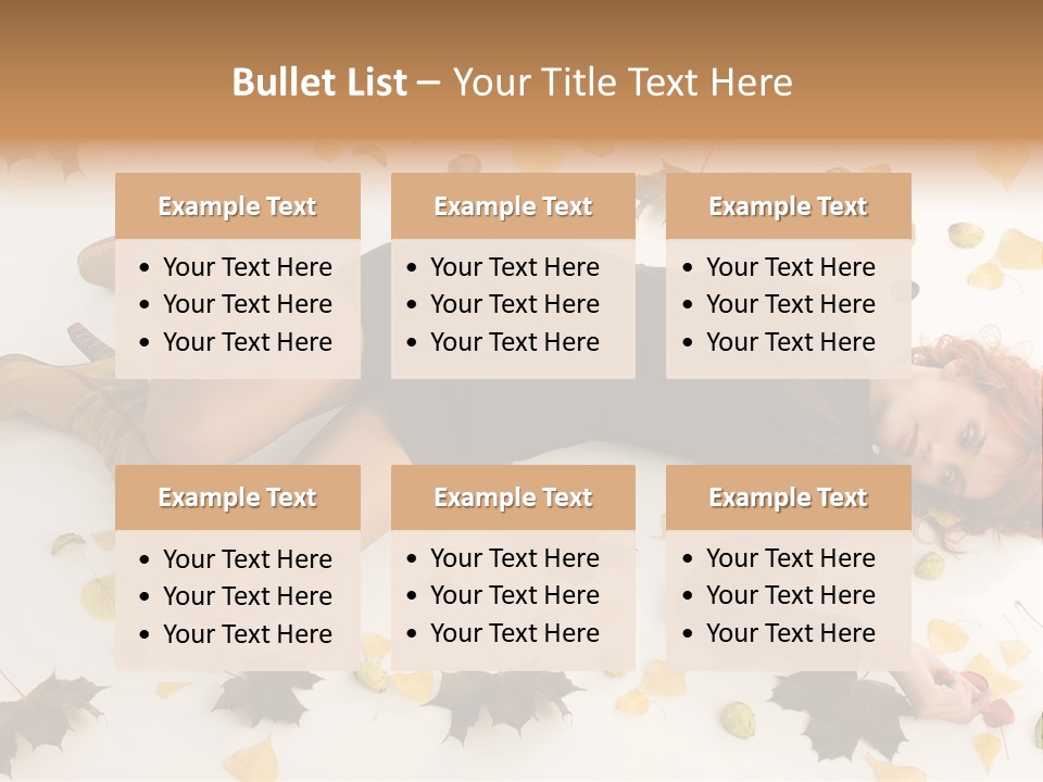 Woman Laying Down PowerPoint Template