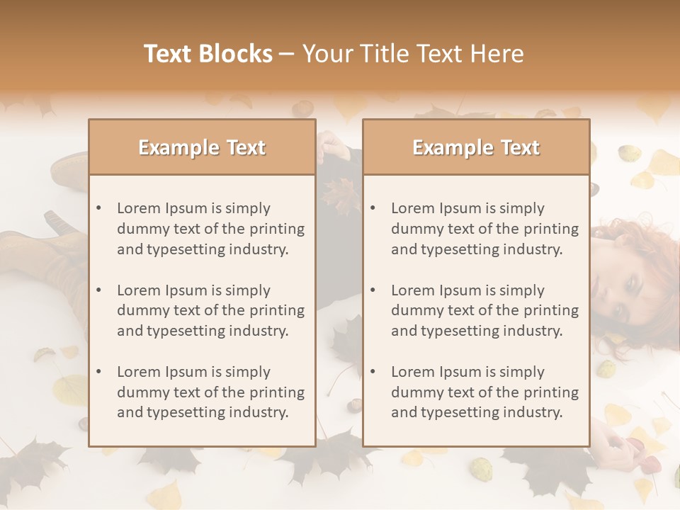 Woman Laying Down PowerPoint Template