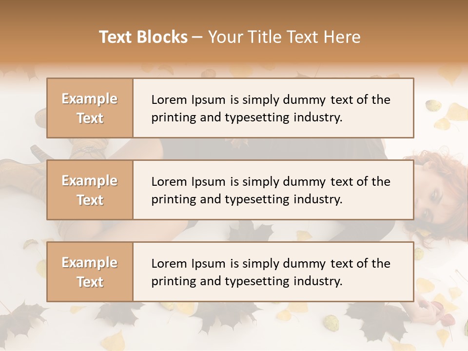 Woman Laying Down PowerPoint Template