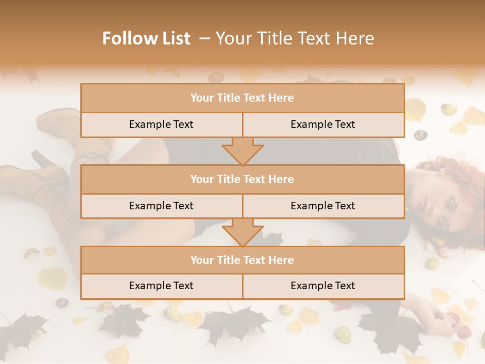 Woman Laying Down PowerPoint Template