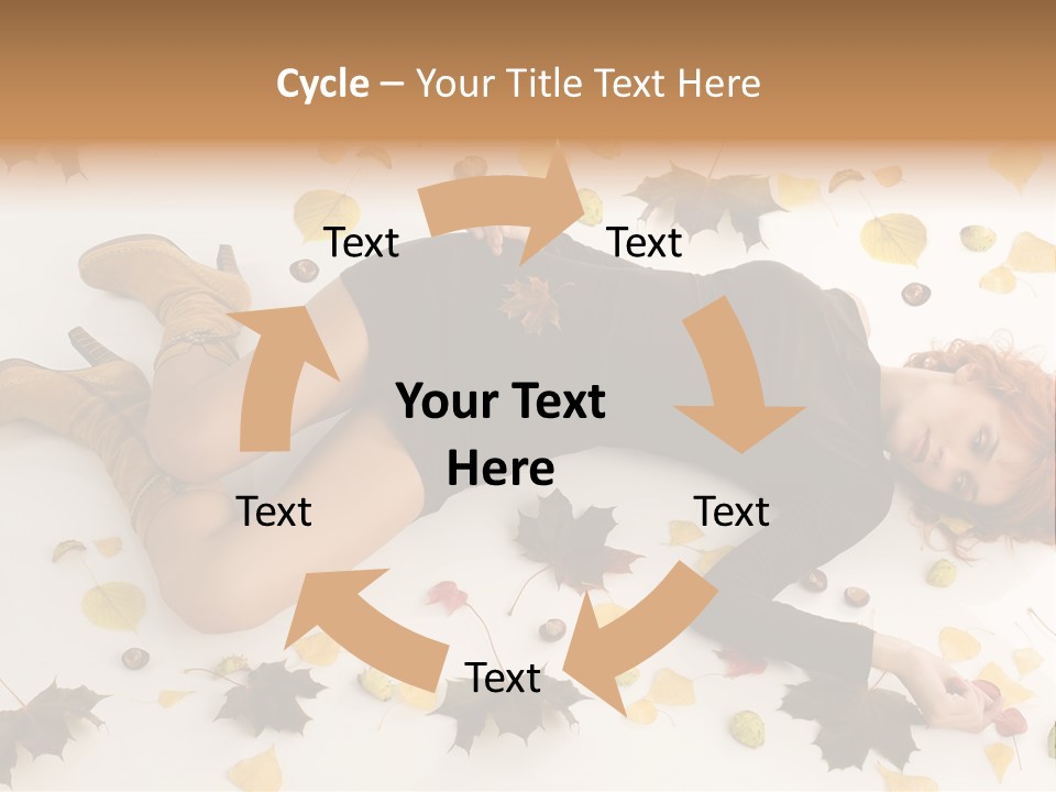 Woman Laying Down PowerPoint Template