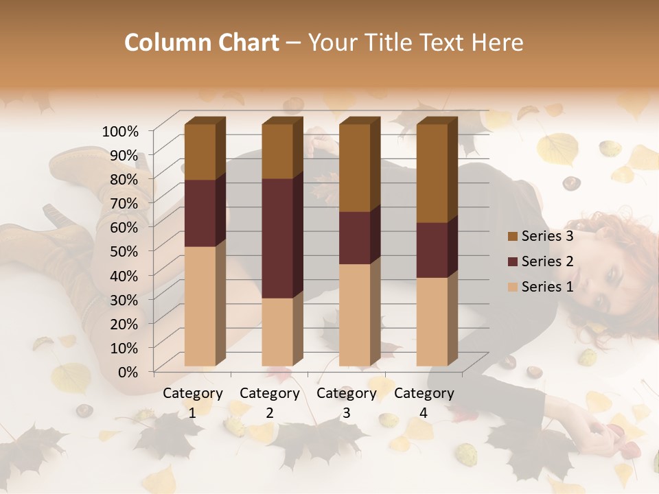 Woman Laying Down PowerPoint Template