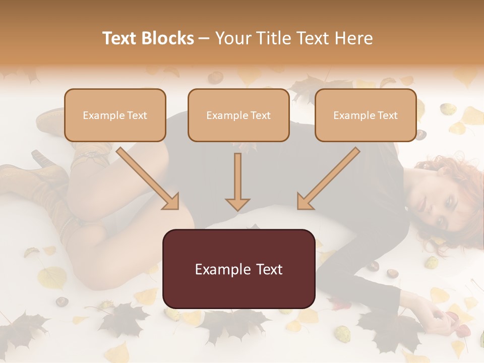 Woman Laying Down PowerPoint Template