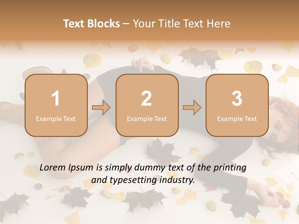 Woman Laying Down PowerPoint Template