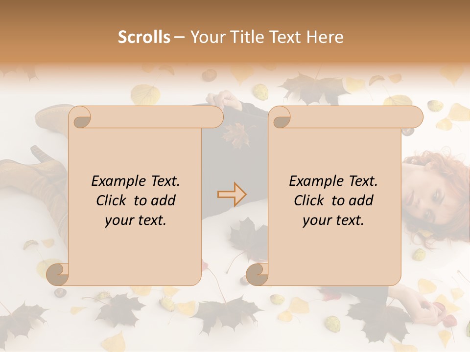 Woman Laying Down PowerPoint Template