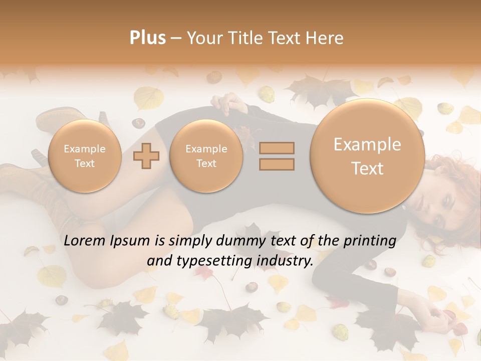 Woman Laying Down PowerPoint Template