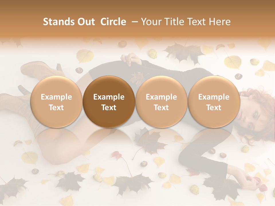 Woman Laying Down PowerPoint Template