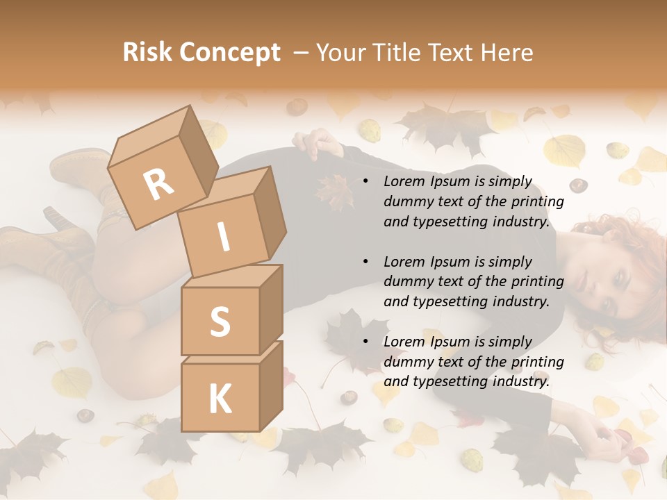 Woman Laying Down PowerPoint Template