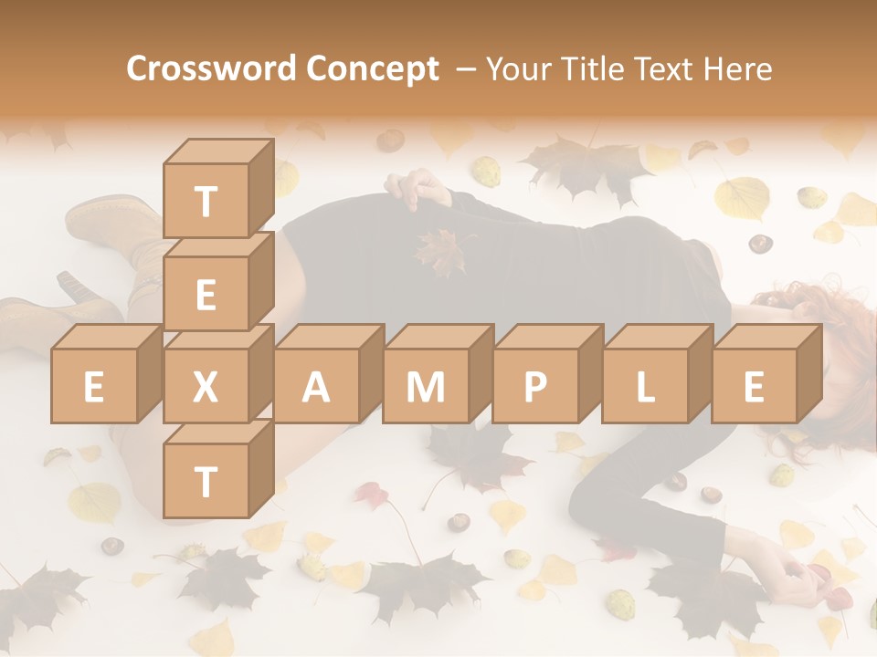 Woman Laying Down PowerPoint Template