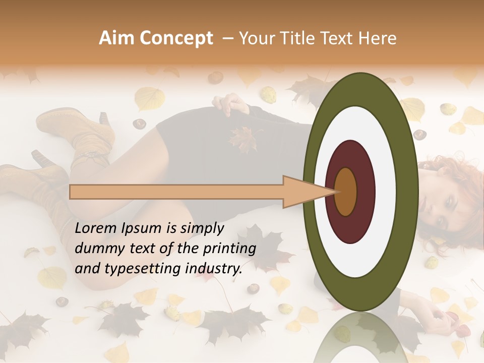 Woman Laying Down PowerPoint Template