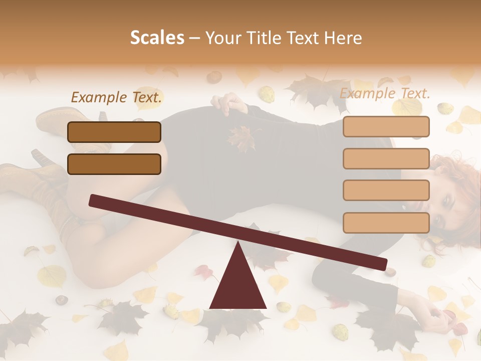 Woman Laying Down PowerPoint Template