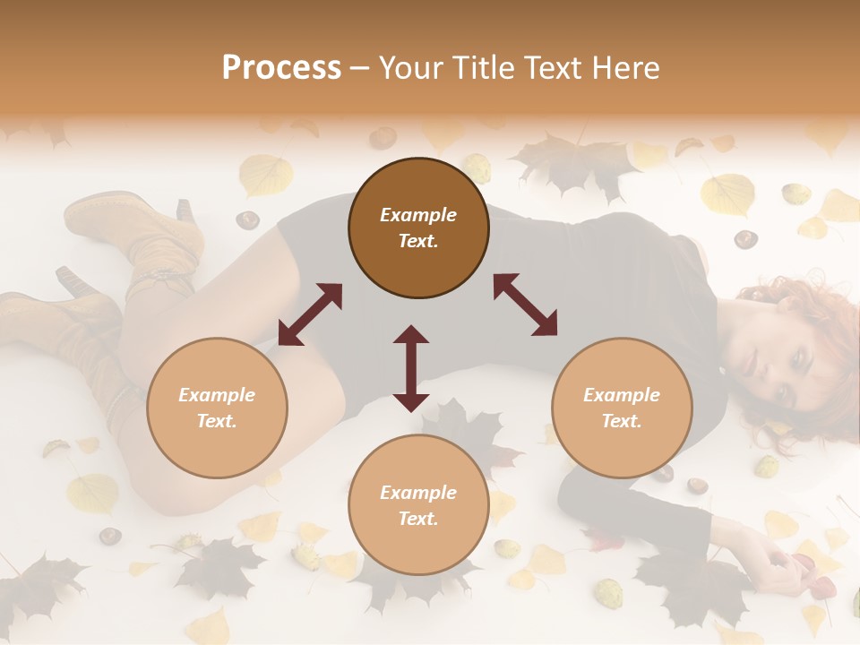 Woman Laying Down PowerPoint Template