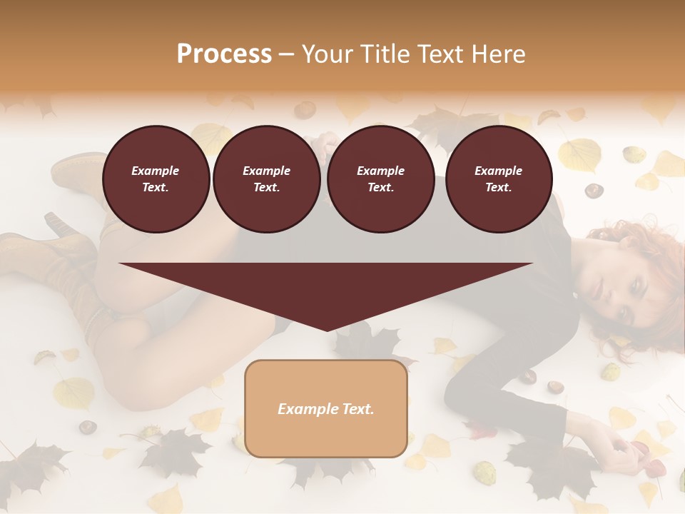 Woman Laying Down PowerPoint Template