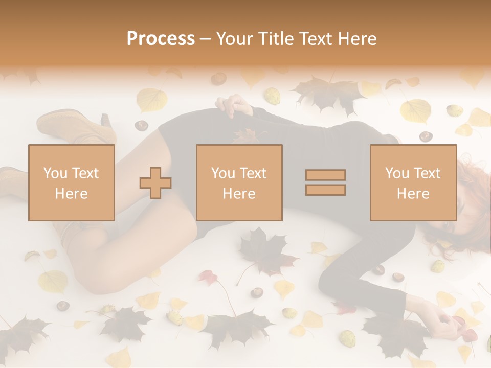 Woman Laying Down PowerPoint Template