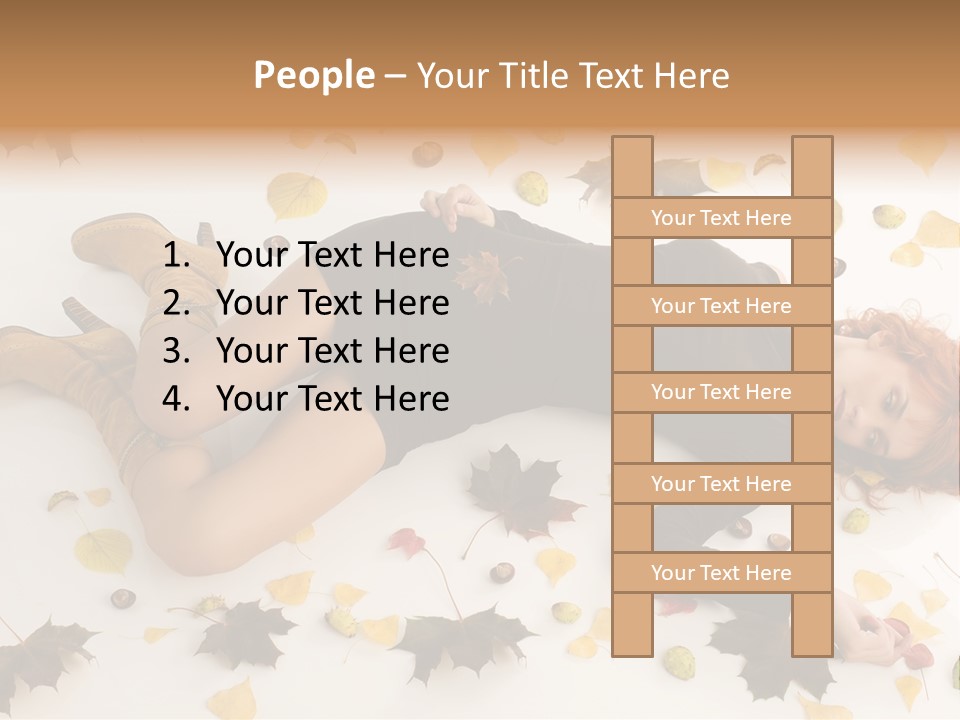 Woman Laying Down PowerPoint Template