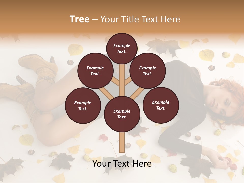 Woman Laying Down PowerPoint Template