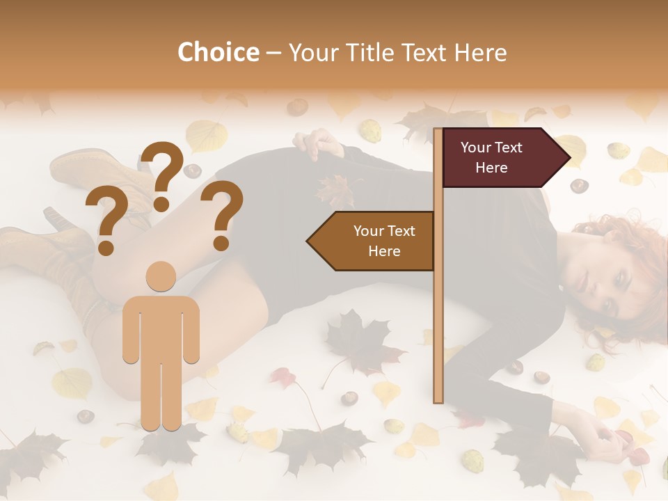 Woman Laying Down PowerPoint Template