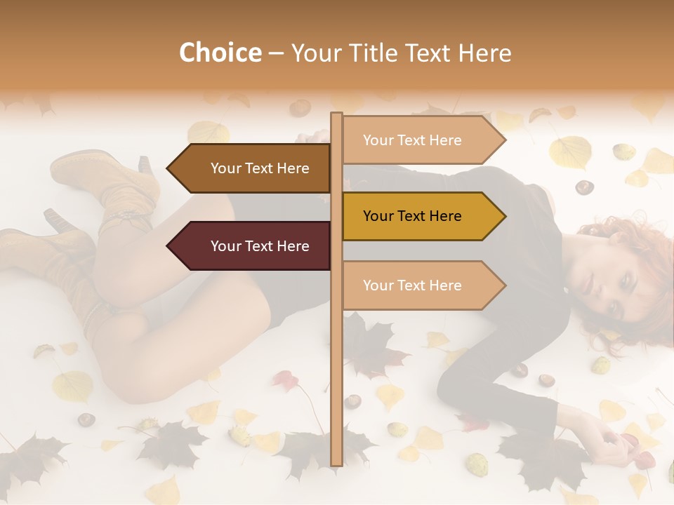 Woman Laying Down PowerPoint Template