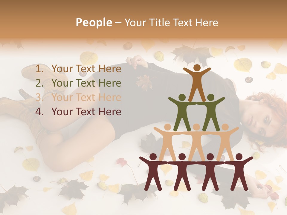 Woman Laying Down PowerPoint Template