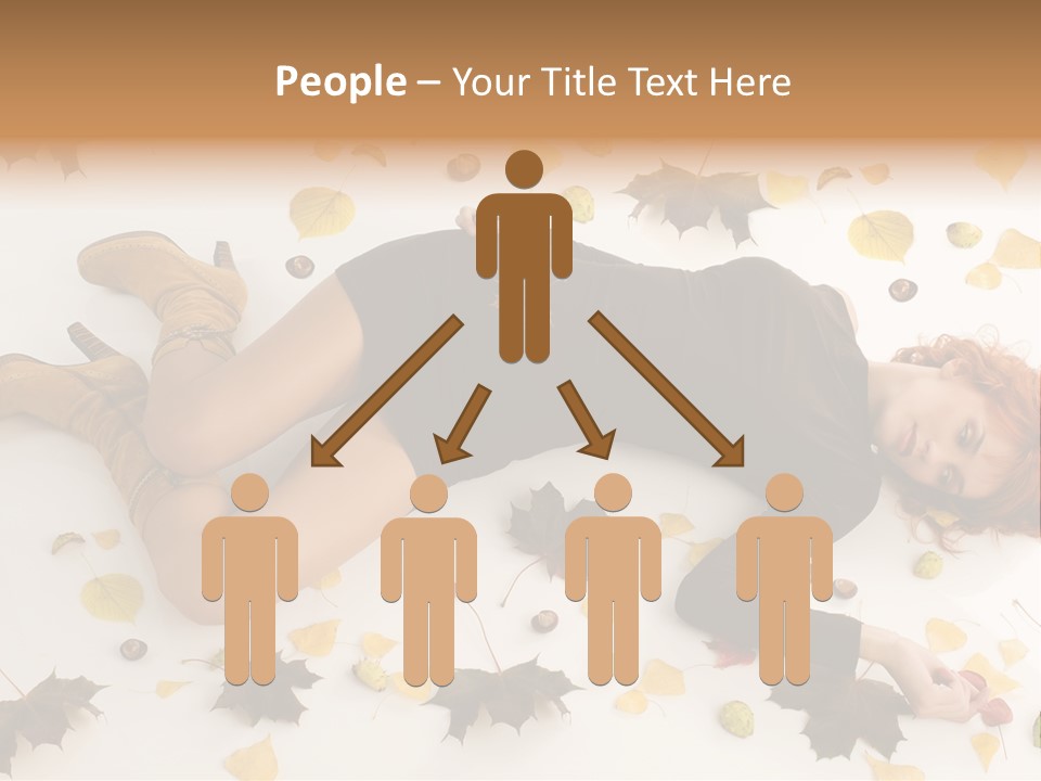 Woman Laying Down PowerPoint Template