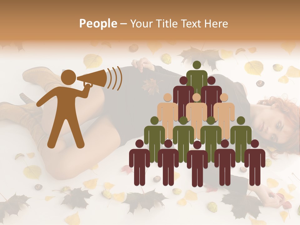 Woman Laying Down PowerPoint Template