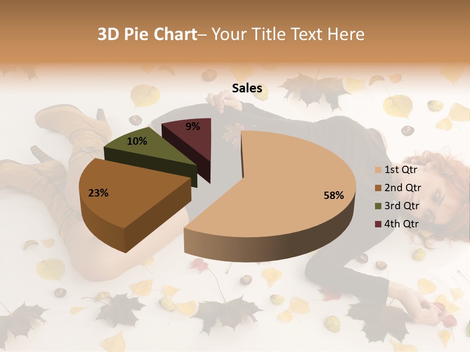 Woman Laying Down PowerPoint Template