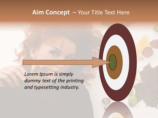 Cute Fashion Woman PowerPoint Template