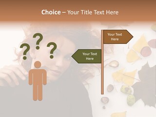 Cute Fashion Woman PowerPoint Template
