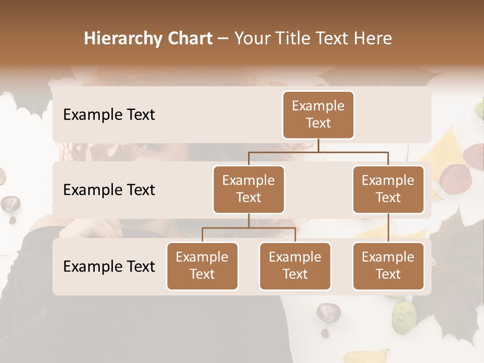 Attractive Smile Redhead PowerPoint Template