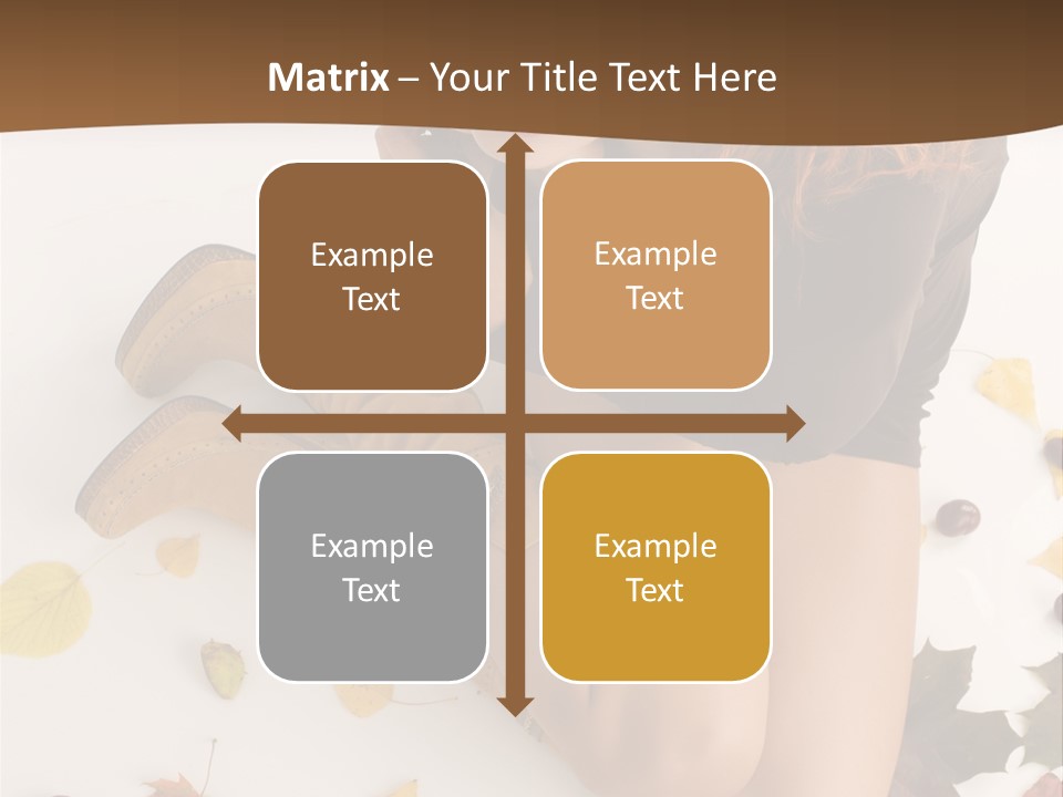 People Leaf Redhead PowerPoint Template