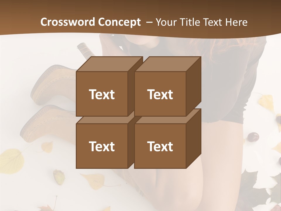 People Leaf Redhead PowerPoint Template