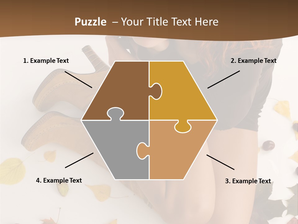 People Leaf Redhead PowerPoint Template