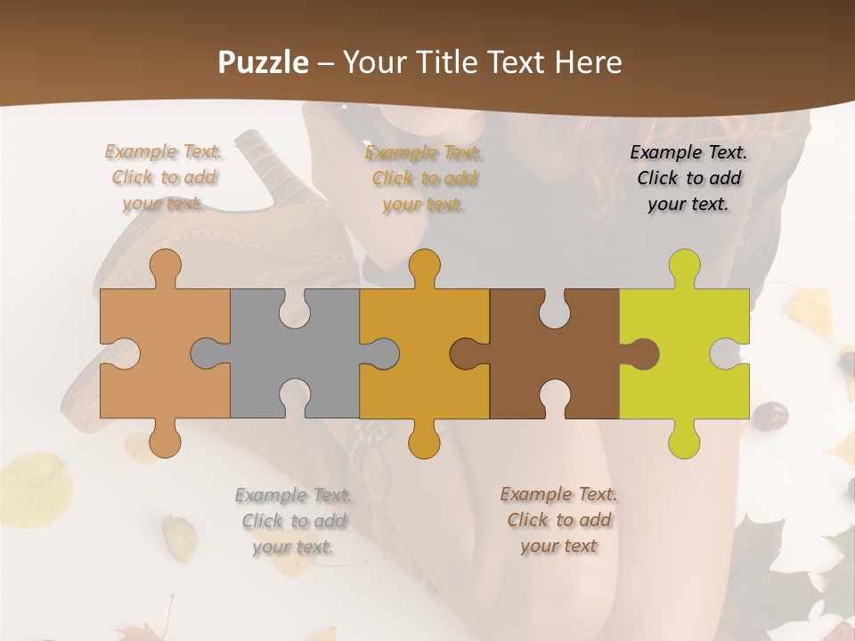 People Leaf Redhead PowerPoint Template