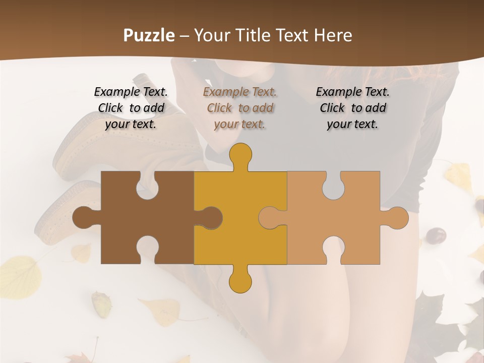 People Leaf Redhead PowerPoint Template