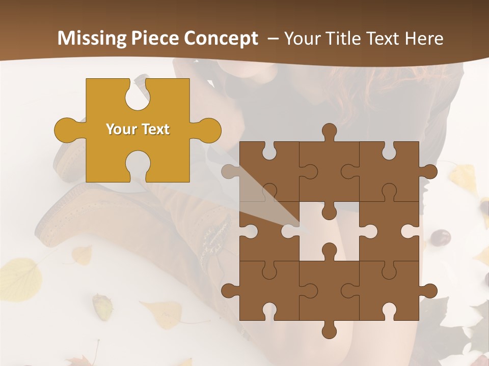 People Leaf Redhead PowerPoint Template