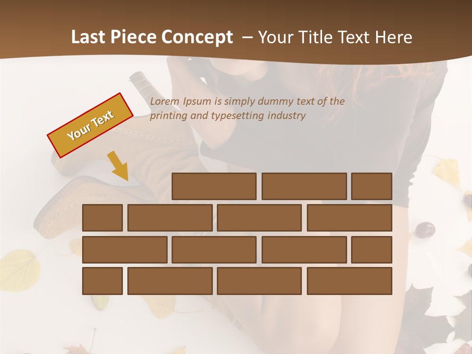 People Leaf Redhead PowerPoint Template