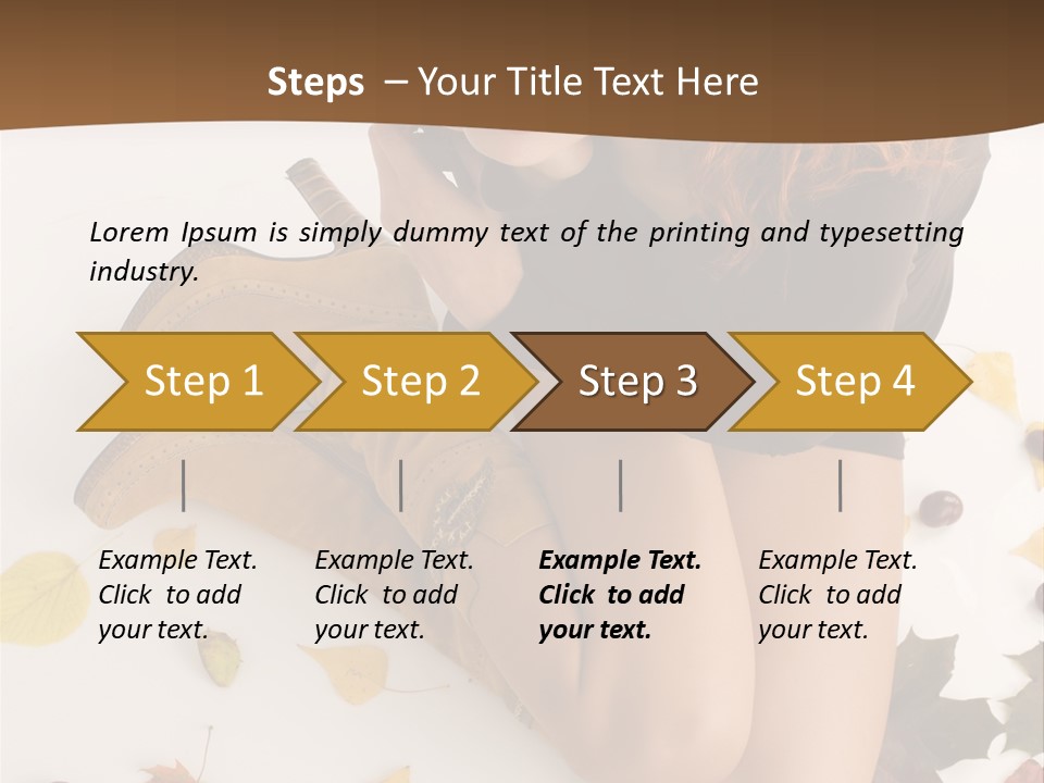 People Leaf Redhead PowerPoint Template