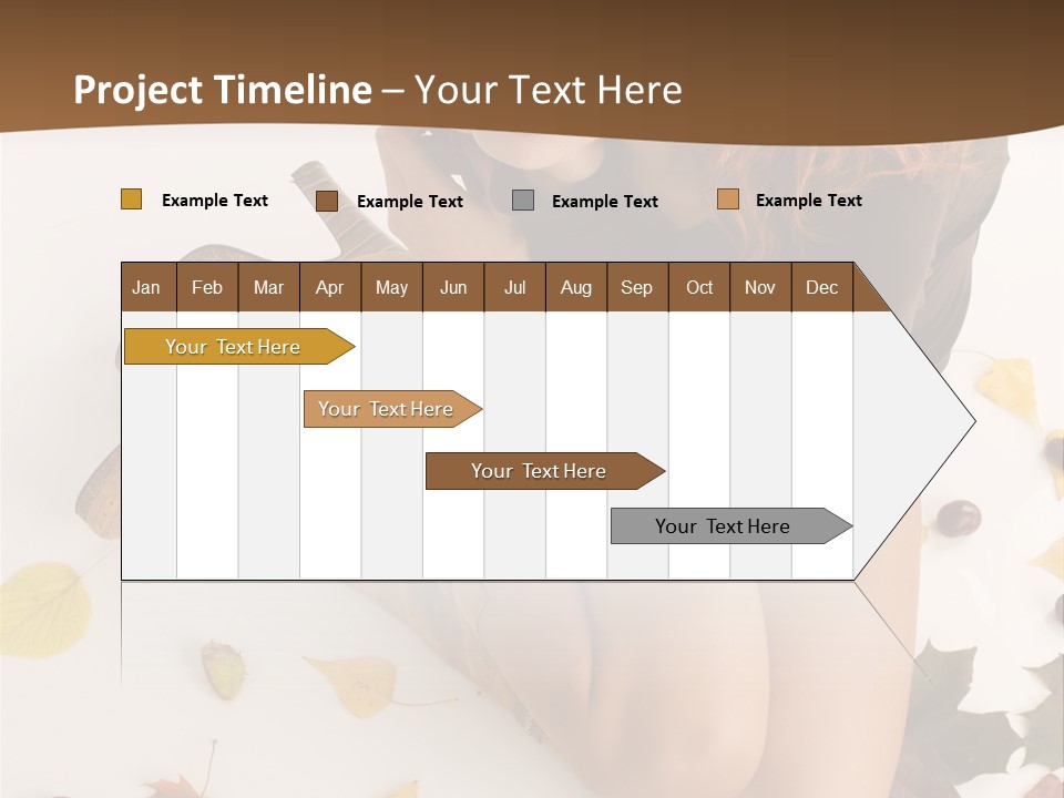 People Leaf Redhead PowerPoint Template