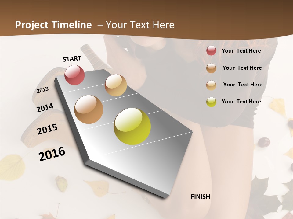 People Leaf Redhead PowerPoint Template