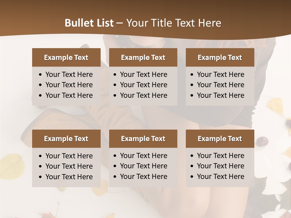 People Leaf Redhead PowerPoint Template